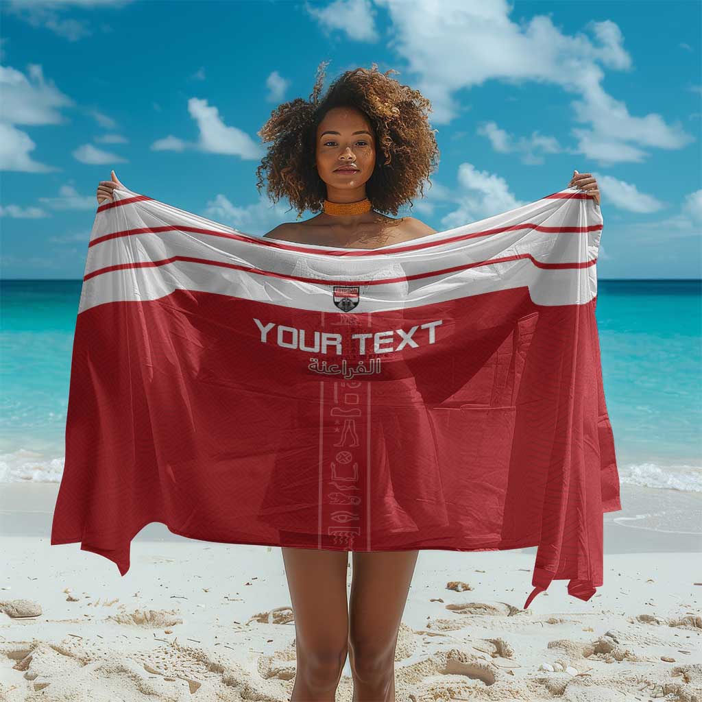 Egyptian Football Custom Sarong Yalla Masr - Red Ver