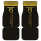 Egyptian Football Custom Car Mats Yalla Masr - Black Ver