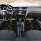 Egyptian Football Custom Car Mats Yalla Masr - Black Ver