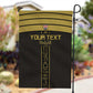 Egyptian Football Custom Garden Flag Yalla Masr - Black Ver
