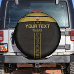 Egyptian Football Custom Spare Tire Cover Yalla Masr - Black Ver