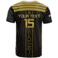 Egyptian Football Custom T shirt Yalla Masr - Black Ver