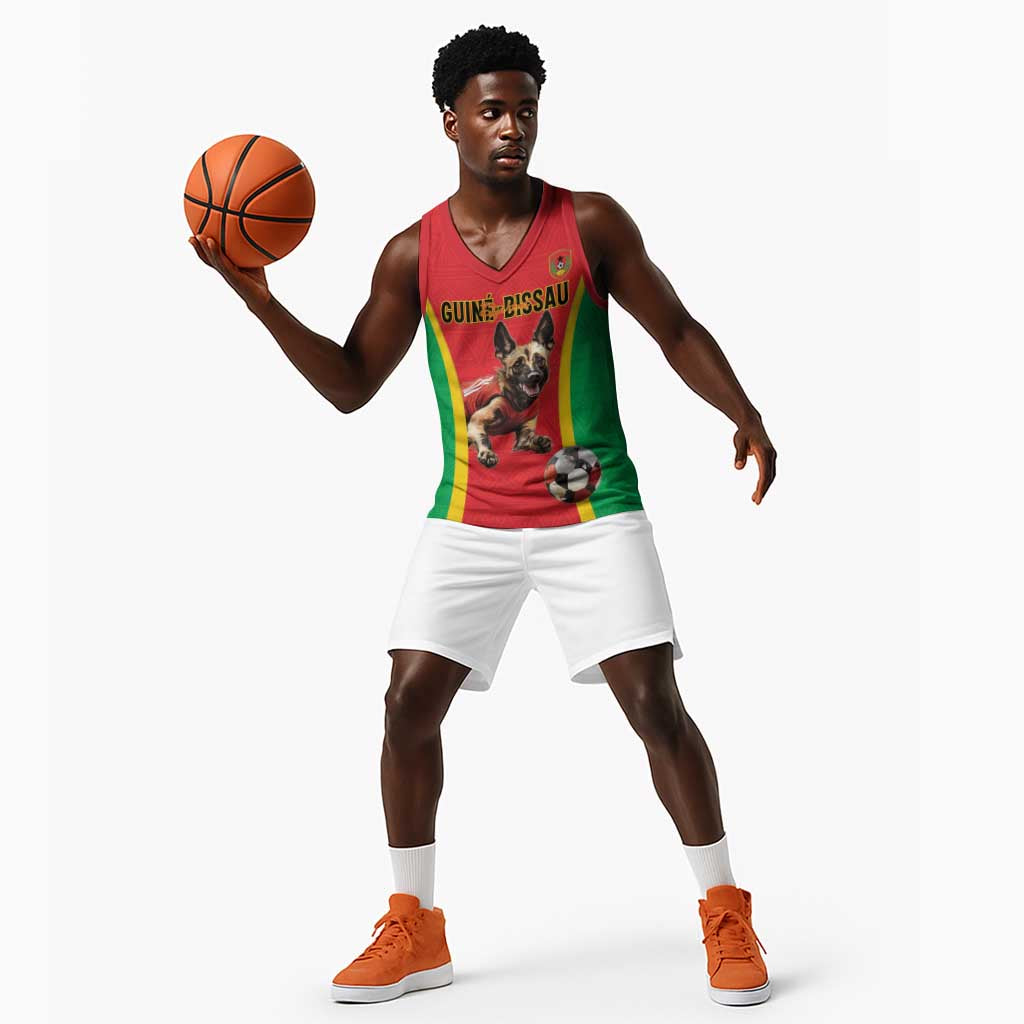 Custom Guinea-Bissau Football Basketball Jersey Go Djurtus Go LT15