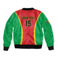 Custom Guinea-Bissau Football Bomber Jacket Go Djurtus Go