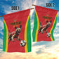 Custom Guinea-Bissau Football Garden Flag Go Djurtus Go