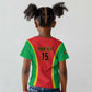 Custom Guinea-Bissau Football Kid T shirt Go Djurtus Go