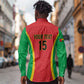 Custom Guinea-Bissau Football Long Sleeve Button Shirt Go Djurtus Go