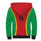 Custom Guinea-Bissau Football Sherpa Hoodie Go Djurtus Go