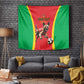 Custom Guinea-Bissau Football Tapestry Go Djurtus Go