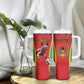 Custom Guinea-Bissau Football Tumbler With Handle Go Djurtus Go