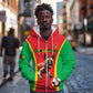 Custom Guinea-Bissau Football Zip Hoodie Go Djurtus Go