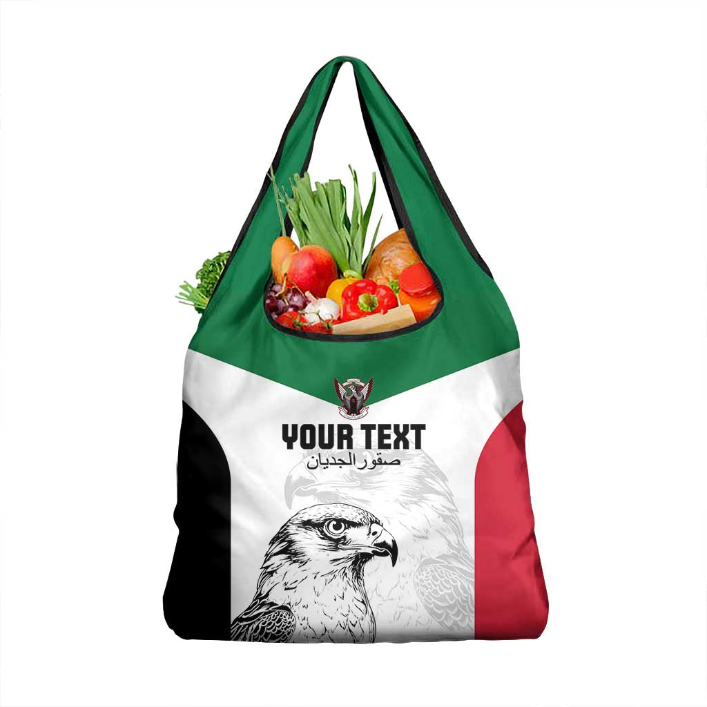 Custom Sudan Football Grocery Bag Yalla Sudan