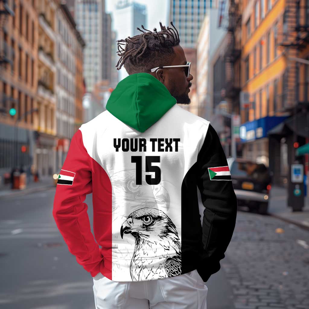 Custom Sudan Football Hoodie Yalla Sudan