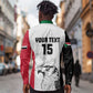Custom Sudan Football Long Sleeve Button Shirt Yalla Sudan