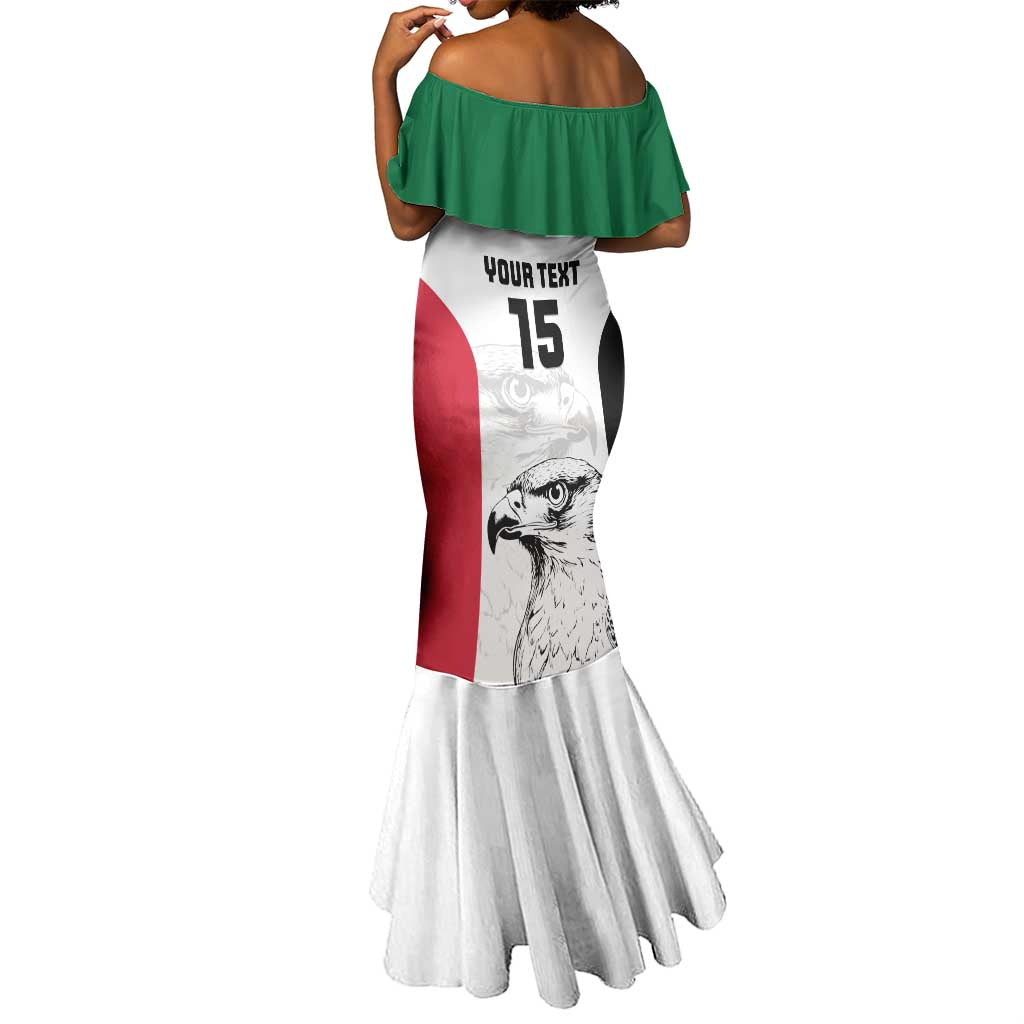 Custom Sudan Football Mermaid Dress Yalla Sudan