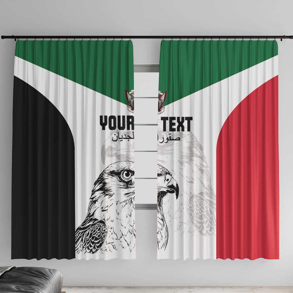Custom Sudan Football Window Curtain Yalla Sudan