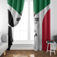 Custom Sudan Football Window Curtain Yalla Sudan