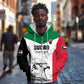Custom Sudan Football Zip Hoodie Yalla Sudan