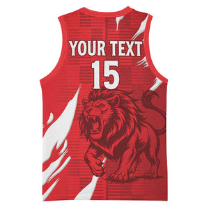 Custom Libya Football Basketball Jersey Yalla Libya LT15