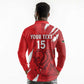 Custom Libya Football Long Sleeve Polo Shirt Yalla Libya