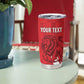 Custom Libya Football Tumbler Cup Yalla Libya