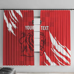 Custom Libya Football Window Curtain Yalla Libya