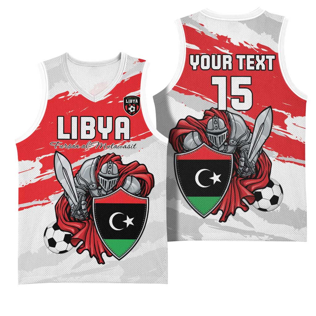 Custom Libya Football Basketball Jersey Forza Fursan Al-Mutawasit LT15