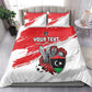 Custom Libya Football Bedding Set Forza Fursan Al-Mutawasit