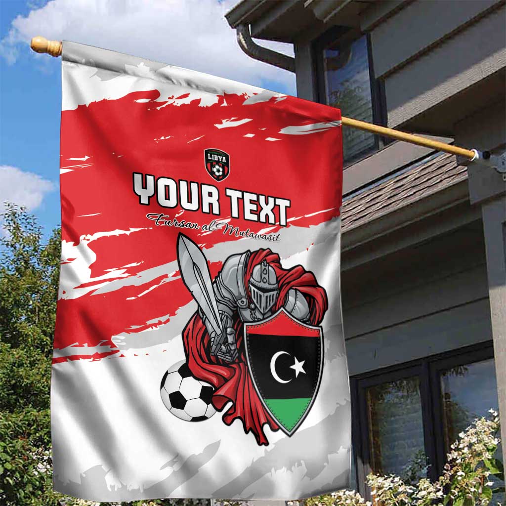 Custom Libya Football Garden Flag Forza Fursan Al-Mutawasit