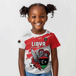 Custom Libya Football Kid T shirt Forza Fursan Al-Mutawasit