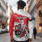Custom Libya Football Long Sleeve Button Shirt Forza Fursan Al-Mutawasit