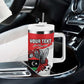 Custom Libya Football Tumbler With Handle Forza Fursan Al-Mutawasit