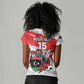 Custom Libya Football Women V-Neck T-Shirt Forza Fursan Al-Mutawasit