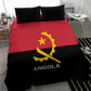 Angola Country Flag Stylized Bedding Set