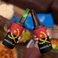 Angola Country Flag Stylized 4 in 1 Can Cooler Tumbler