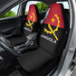 Angola Country Flag Stylized Car Seat Cover