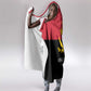 Angola Country Flag Stylized Hooded Blanket