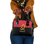 Angola Country Flag Stylized Shoulder Handbag