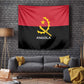 Angola Country Flag Stylized Tapestry