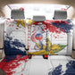 Département de Mayotte Back Car Seat Cover Ra Hachiri 976 Map With Ylang Ylang