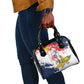 Département de Mayotte Shoulder Handbag Ra Hachiri 976 Map With Ylang Ylang