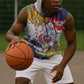 Département de Mayotte Sleeveless Hoodie Ra Hachiri 976 Map With Ylang Ylang - African Pride