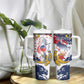 Département de Mayotte Tumbler With Handle Ra Hachiri 976 Map With Ylang Ylang
