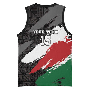 Custom Afro Kenya Basketball Jersey Rugby Sevens - African Pattern LT15