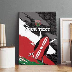 Custom Afro Kenya Canvas Wall Art Rugby Sevens - African Pattern