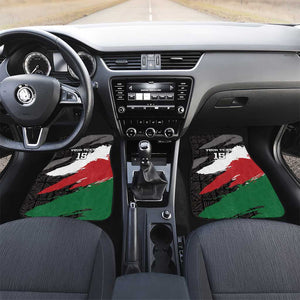 Custom Afro Kenya Car Mats Rugby Sevens - African Pattern