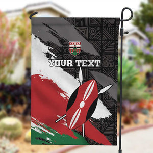 Custom Afro Kenya Garden Flag Rugby Sevens - African Pattern