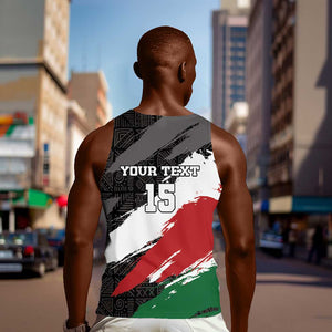 Custom Afro Kenya Men Tank Top Rugby Sevens - African Pattern