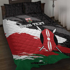 Custom Afro Kenya Quilt Bed Set Rugby Sevens - African Pattern