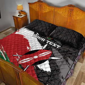 Custom Afro Kenya Quilt Bed Set Rugby Sevens - African Pattern